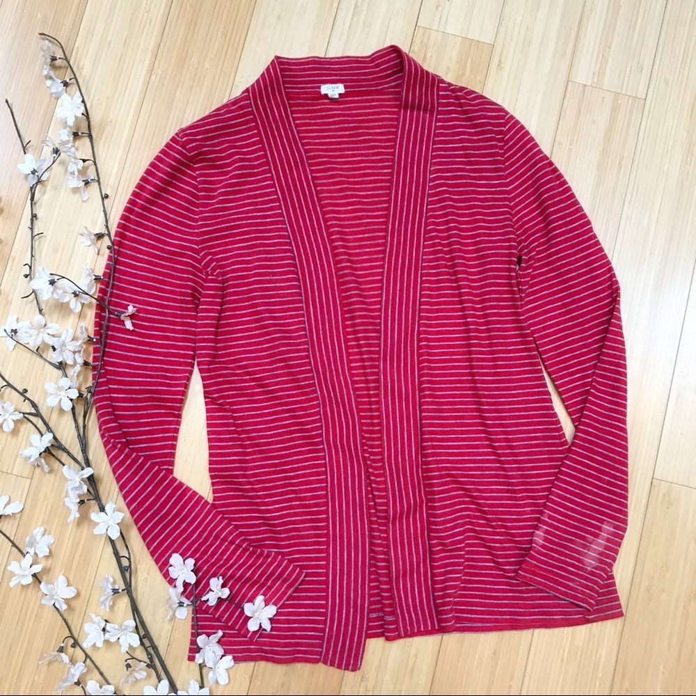 J. Crew Open Cardigan Shirt, XS/S/M.